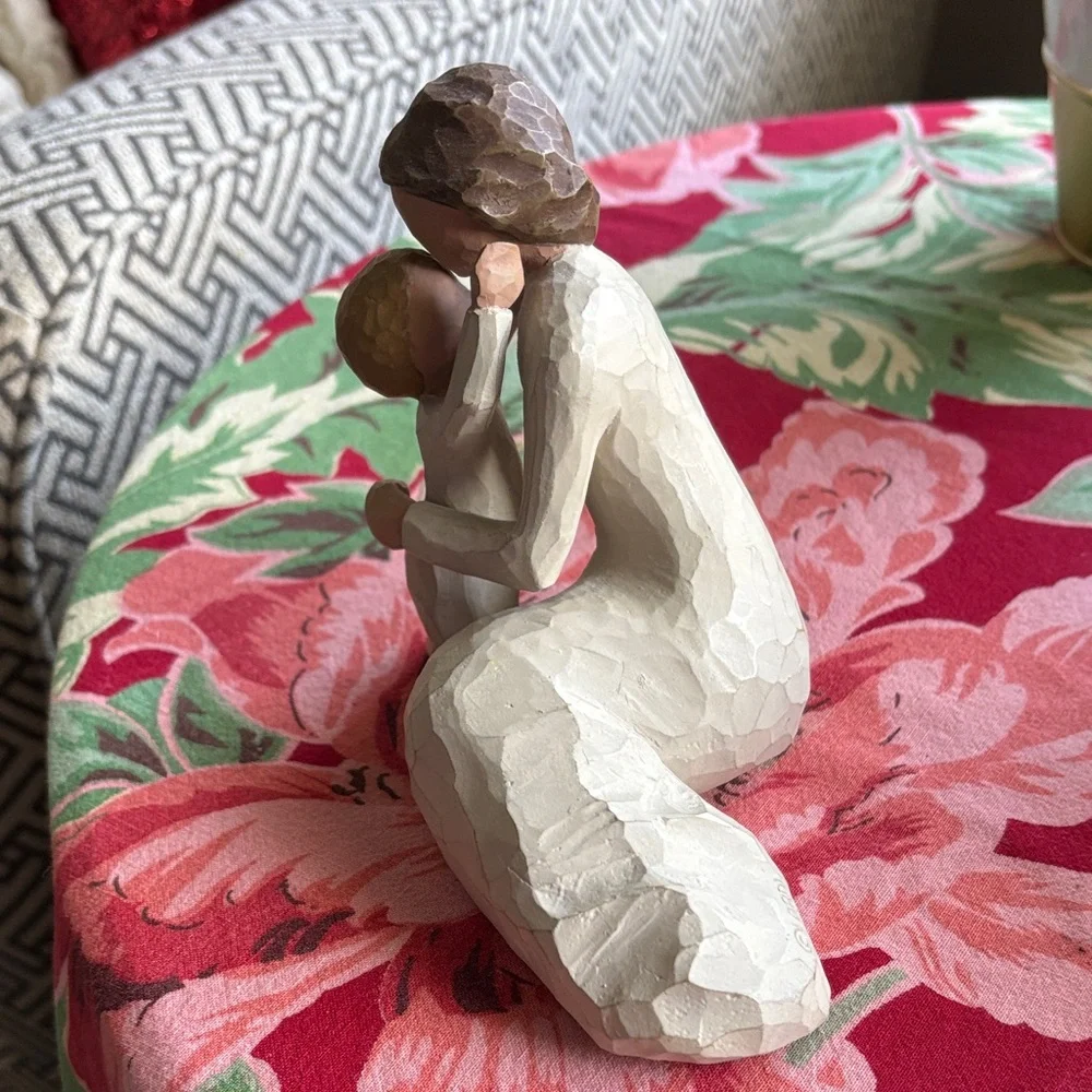Willow Tree by Demdaco- “Child’s Touch” Mother/ Child Figurine - Cream and Brown - Picture 3 of 5